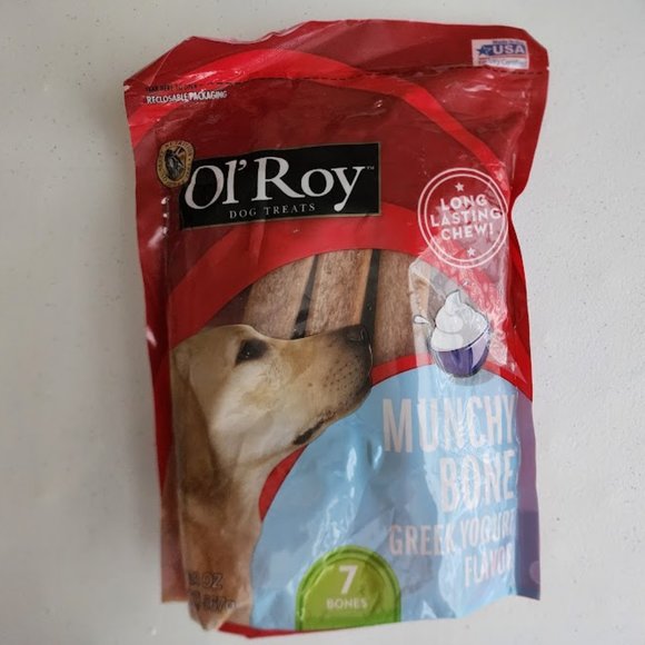 Dog Ol Roy Munchy Bone Dog Treats Greek Yogurt 2 Oz 7 Count Poshmark
